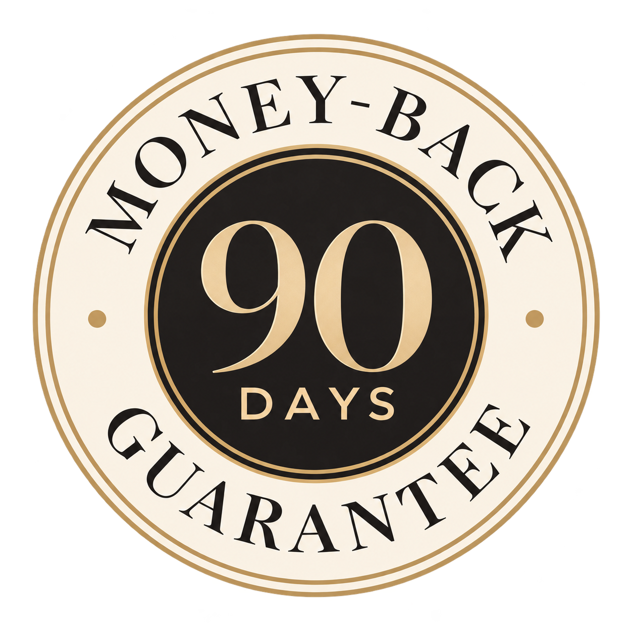 90-day money-back guarantee